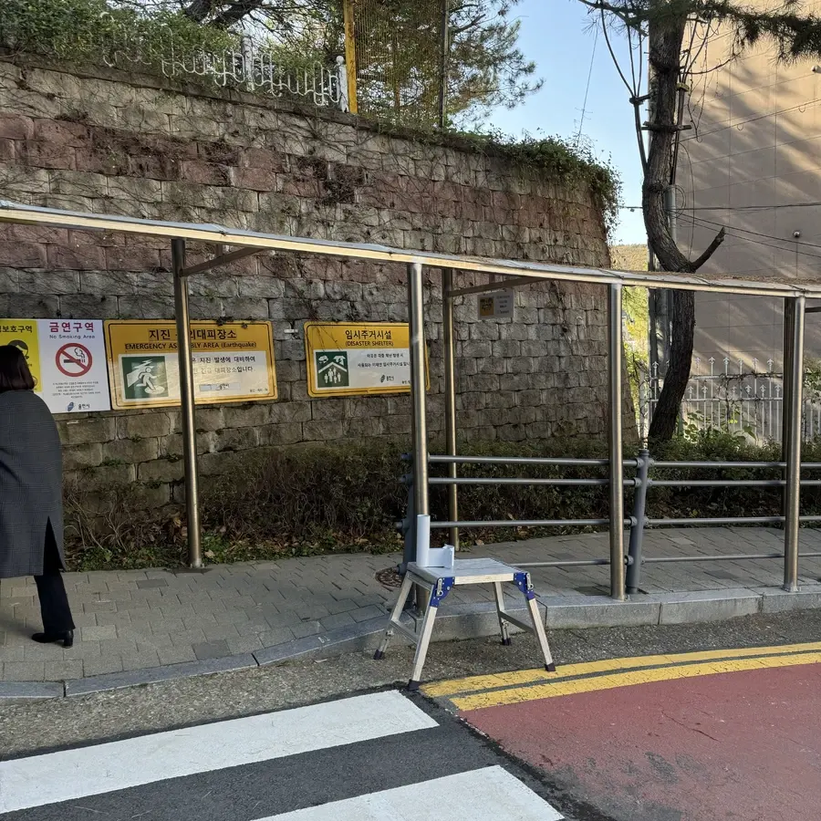 목동 신시가지 아파트 지하주차장 반사경